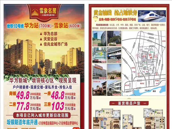 坂田雪象名居總價(jià)49.8萬(wàn)起/套家私齊全拎包入住